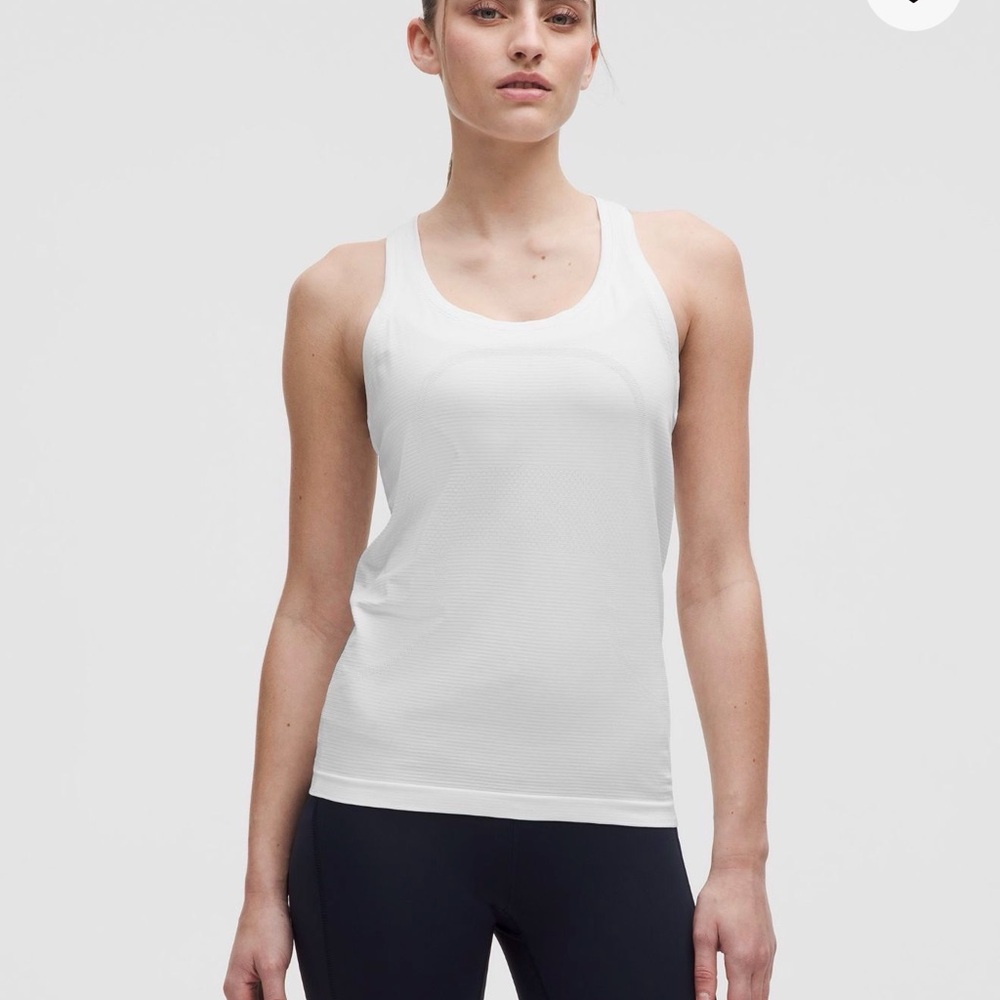 lululemon Swiftly Tech White Racerback Tank Top